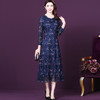 WXY-6159秋季新款洋气绣花网纱连衣裙 商品缩略图2