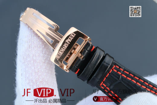 JF爱彼26400。克隆原装3126机械计时机芯！原装正品1:1开模，尺寸重量无差距！全功能计时！硅胶表带，男士手表，透底 商品图8