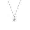 【香港直邮】SWAROVSKI Mini白色羽毛链坠，镀白金色5512365 商品缩略图0