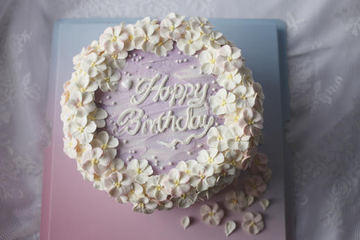 女士款 梦幻紫色 小清新 韩式裱花 商品图1