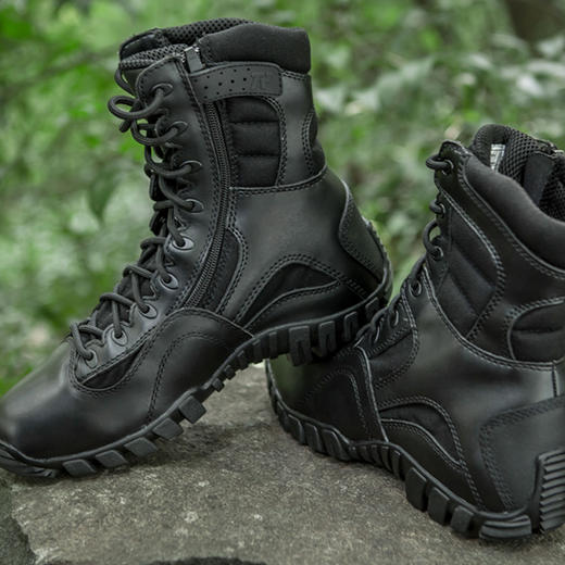 belleville百利威军靴男高帮战术靴侧拉链登山靴超轻作战靴tr960z