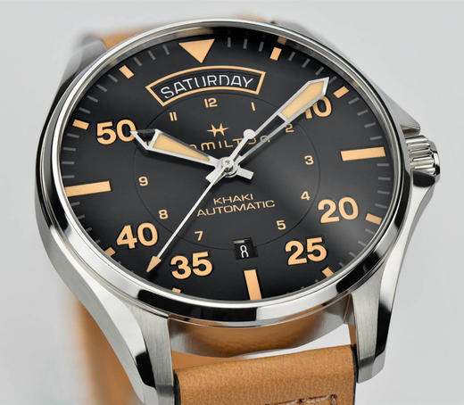 汉米尔顿 Hamilton 卡其航空系列男士自动机械腕表 H64645531 商品图2