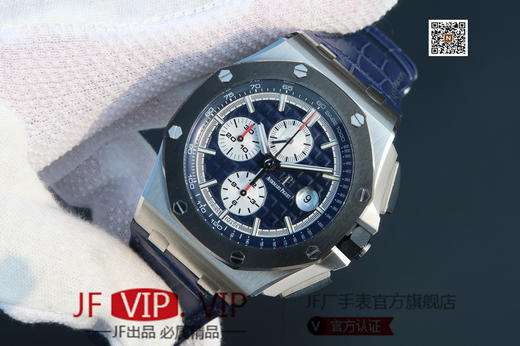 JF爱彼26400。克隆原装3126机械计时机芯！原装正品1:1开模，尺寸重量无差距！全功能计时！硅胶表带，男士手表，透底 商品图2