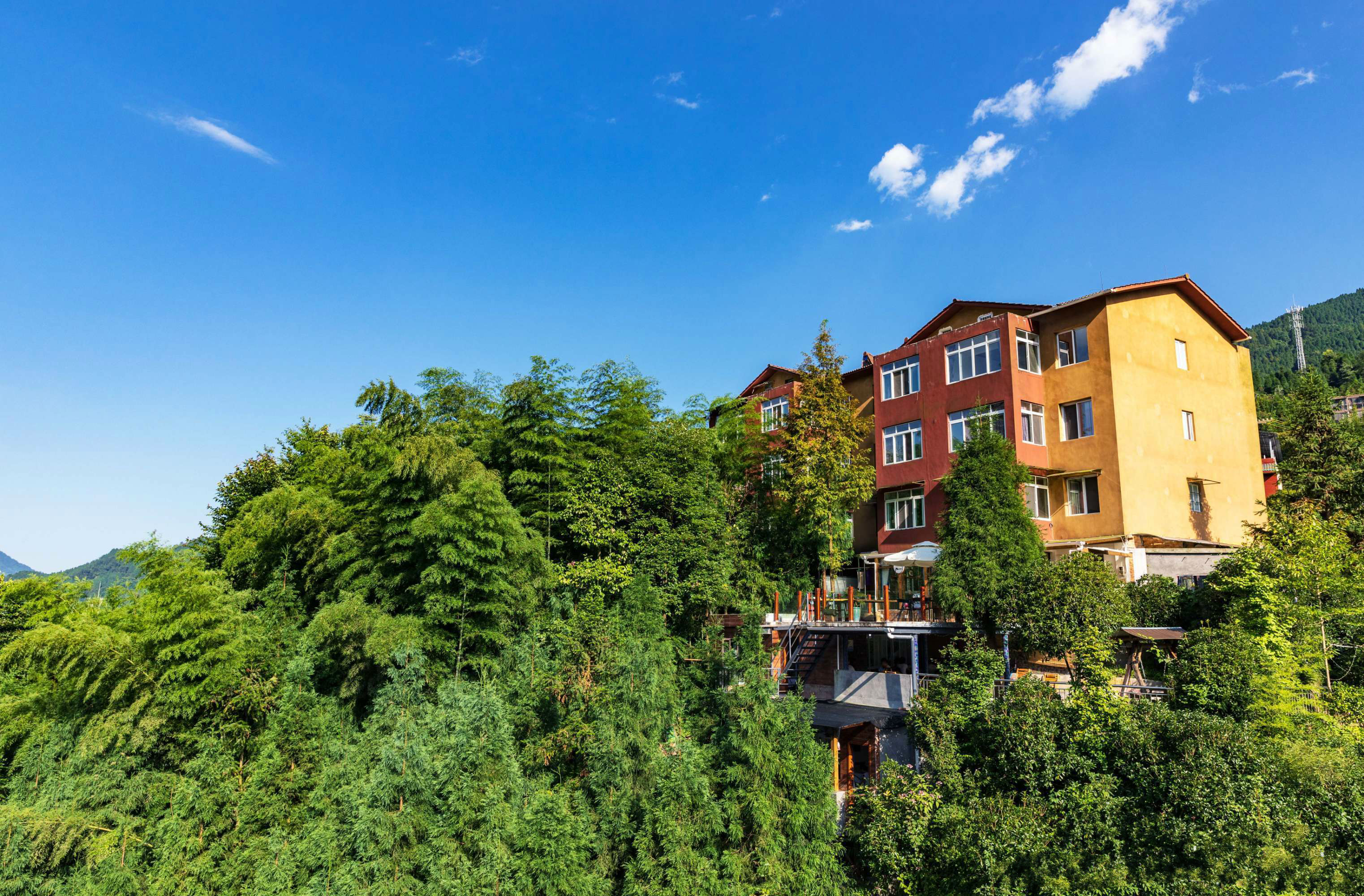 【德阳-287民宿】6房包院，赏雪休闲好去处，坐山观云！bshx