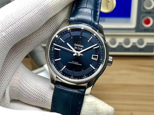 SSS欧米茄433.33.41.21.03.001新品碟飞HOUR VISION明亮之蓝【出道即巅峰】（直径41mm）男士腕表，皮表带，自动机械机 商品图11