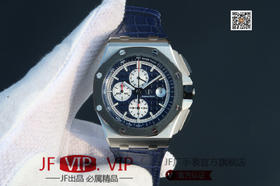 JF爱彼26400。克隆原装3126机械计时机芯！原装正品1:1开模，尺寸重量无差距！全功能计时！硅胶表带，男士手表，透底