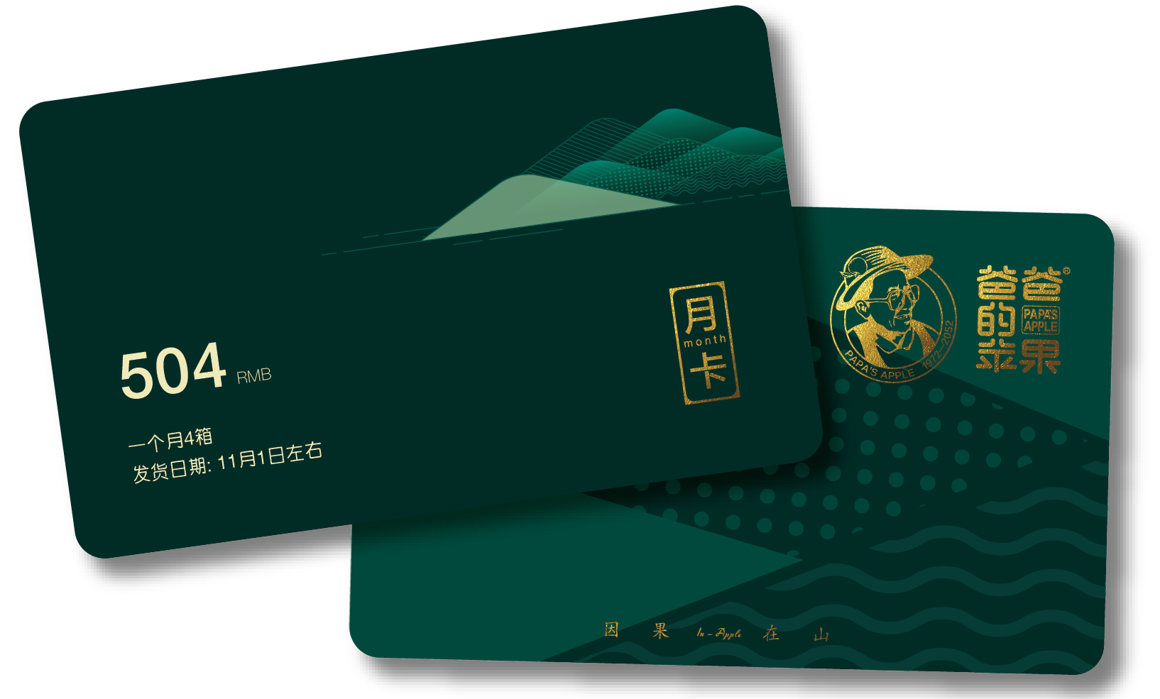 2026年爸爸的苹果“月卡”（每周一箱，给自己好的）