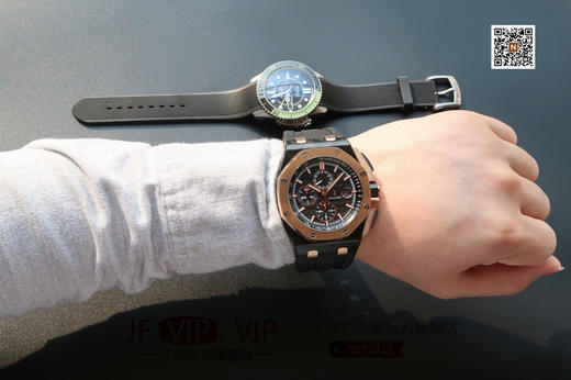 JF爱彼26406FR.OO.A002CA.01。系列：皇家橡树离岸型，款式：原装开模cal.3126自动机械,44毫米直接,男士手表 商品图8