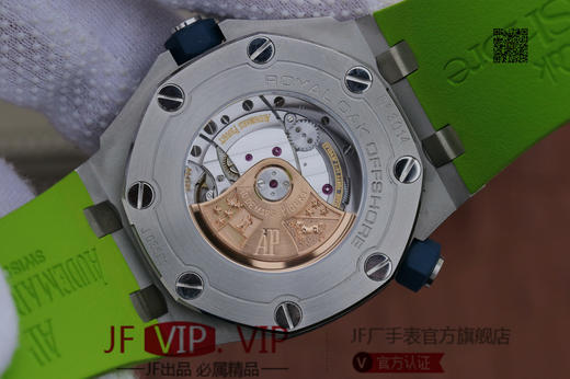 JF爱彼v9s皇家橡树15710ST，2017年新款夏季彩色系列，克隆正品3120全自动机械机芯。表径：42毫米。表壳厚度：14.1毫米 商品图6