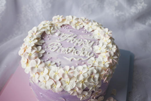 女士款 梦幻紫色 小清新 韩式裱花 商品图2