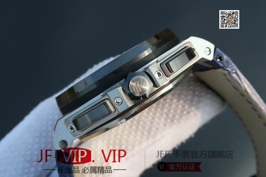 JF爱彼26400。克隆原装3126机械计时机芯！原装正品1:1开模，尺寸重量无差距！全功能计时！硅胶表带，男士手表，透底 商品图4