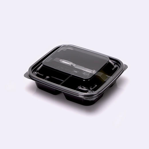 喇叭花一次性水果切盒拼盘分格多格果盘水果捞果切盒沙拉打包盒 商品图3