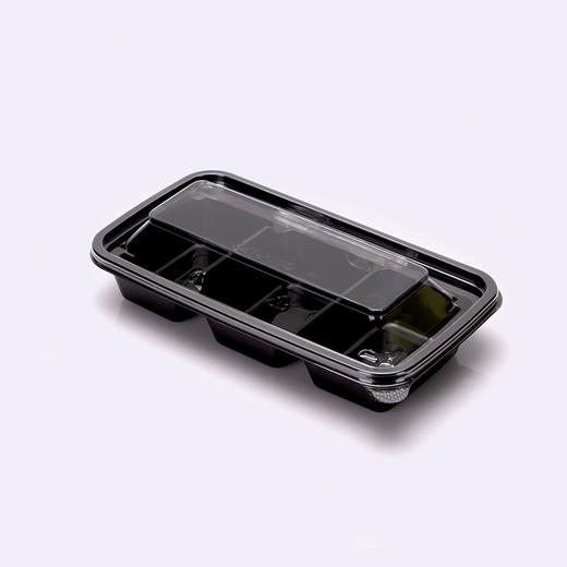 喇叭花一次性水果切盒拼盘分格多格果盘水果捞果切盒沙拉打包盒 商品图2