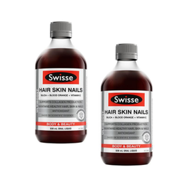 【两瓶装包邮】 保税区直发  澳洲Swisse液体胶原蛋白血橙500ml