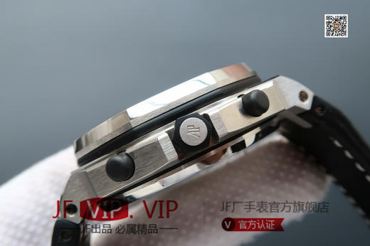 JF爱彼皇家橡树离岸型26170st。克隆原装3126多功能计时机械机芯！原装正品1:1开模，42mm直径，尺寸重量做工无差距！全功能计时！皮表带，男士手表，自动机械机芯，密底 商品图4
