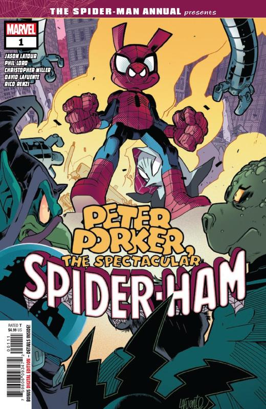 蜘蛛侠年刊 蜘猪侠 特刊 Spider-Man Annual （2019）Spider-Ham 普封 商品图0