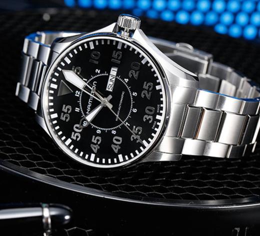 汉米尔顿 Hamilton 卡其航空系列男士自动机械腕表 H64715135 商品图3