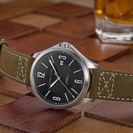 汉米尔顿 Hamilton 卡其航空系列男士自动机械腕表 H76665835 商品图1