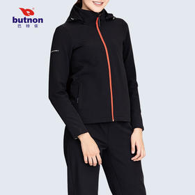 9614巴特侬女运动风衣弹力锦绒休闲外套女防风保暖修身9