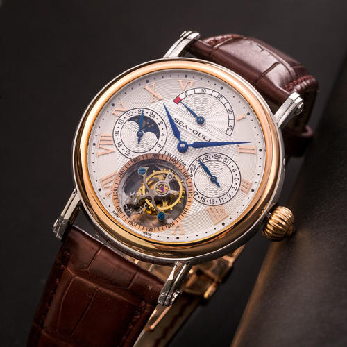 海鸥寰宇多功能陀飞轮金表货号126783