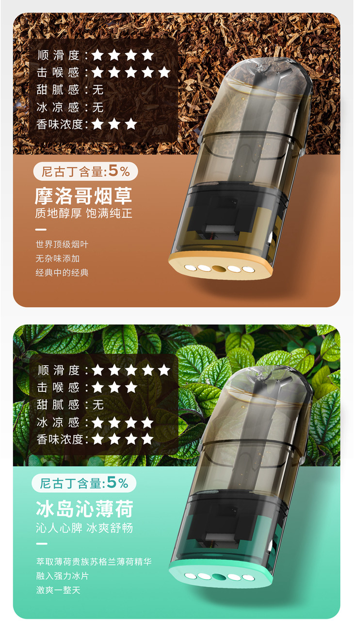 太喜电子烟套装1烟杆3烟弹雾化换弹型电子烟充电型可补充烟弹替烟真烟