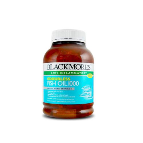 【香港直邮】澳大利亚Blackmores澳佳宝 深海鱼油软胶囊1000mg 400粒 商品图0