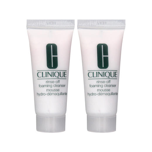 ·一般贸易· 【专柜版】倩碧水洗卸妆泡沫霜 15ml*2 小样 商品图0