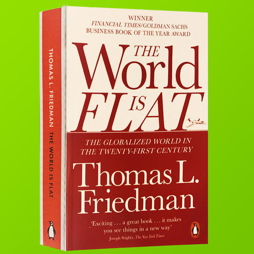 正版世界是平的英文原版the World Is Flat 21世纪简史比尔盖茨推荐国际经济读物经济学书籍全英文版进口英语书弗里德曼