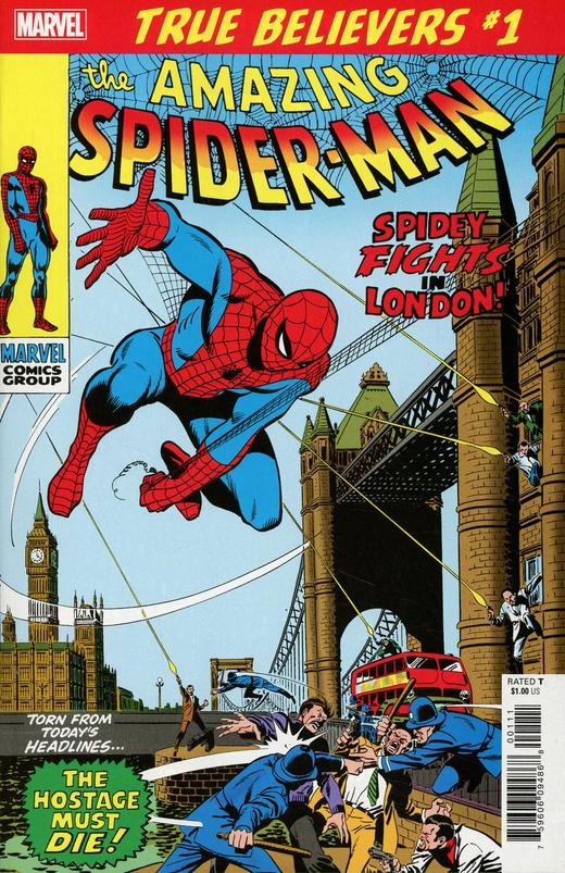 忠实信徒 蜘蛛侠 伦敦之战 特刊 True Believers Spider-Man Spidey Fights In London（2019）普封 商品图0