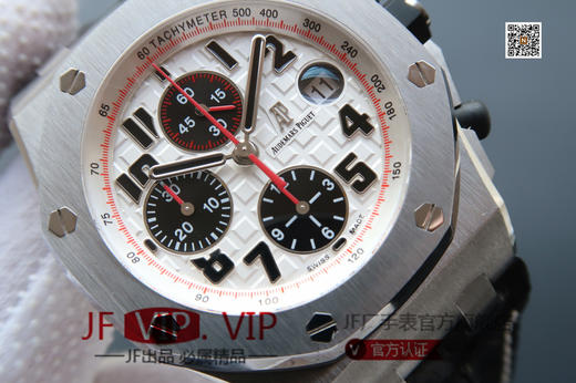 JF爱彼皇家橡树离岸型26170st。克隆原装3126多功能计时机械机芯！原装正品1:1开模，42mm直径，尺寸重量做工无差距！全功能计时！皮表带，男士手表，自动机械机芯，密底 商品图3