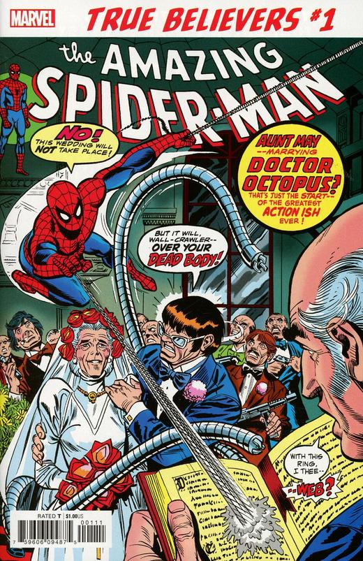 忠实信徒 蜘蛛侠 梅奥婚礼 特刊 True Believers Spider-Man Wedding Aunt May And Doc Ock（2019）普封 商品图0