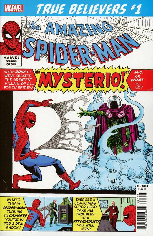 忠实信徒 蜘蛛侠大战神秘客 特刊 True Believers Spider-Man Spider-Man Vs Mysterio（2019）普封 商品图0