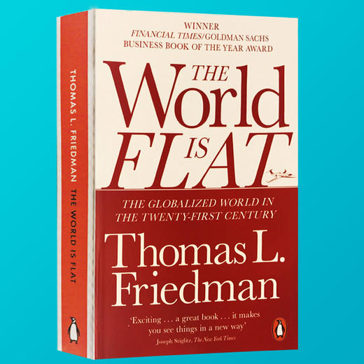 正版世界是平的英文原版the World Is Flat 21世纪简史比尔盖茨推荐国际经济读物经济学书籍全英文版进口英语书弗里德曼