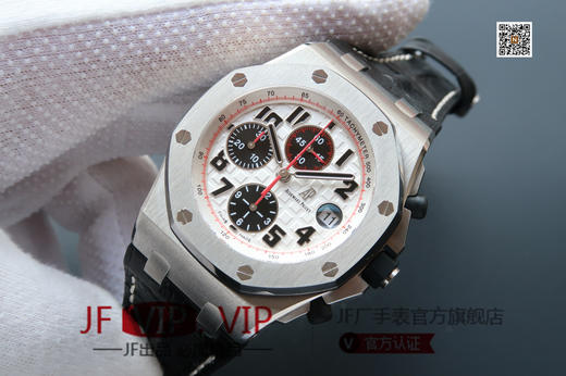 JF爱彼皇家橡树离岸型26170st。克隆原装3126多功能计时机械机芯！原装正品1:1开模，42mm直径，尺寸重量做工无差距！全功能计时！皮表带，男士手表，自动机械机芯，密底 商品图2