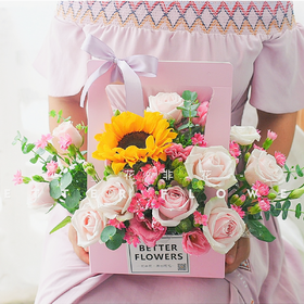 《忽而夏至》手提花篮