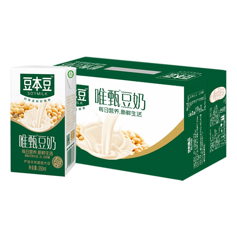 豆本豆原味豆奶250ml*24盒/箱
