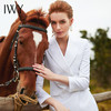 IWY/西装套装女小香风高冷御姐时尚显瘦小脚裤潮流白色条纹职业装CP9320 商品缩略图5