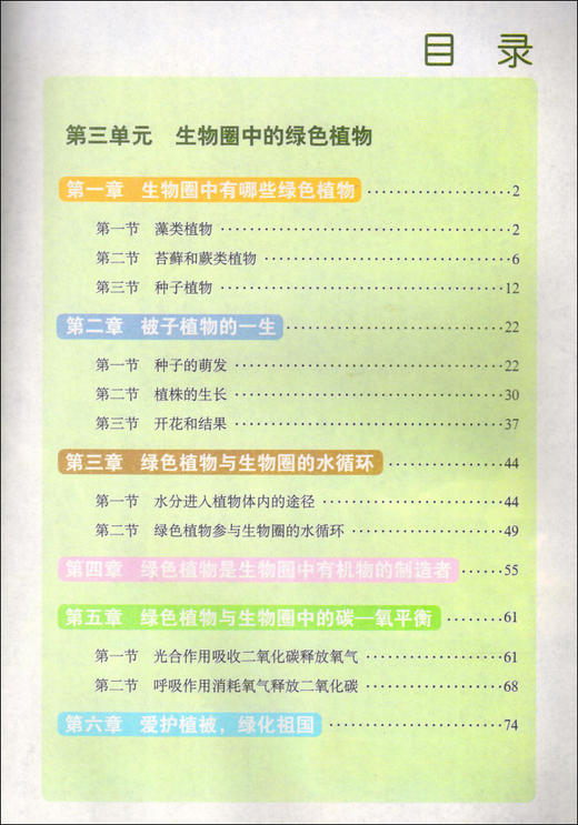 五四制鲁科版初中六年级下册生物学课本山东科学技术出版社54制生物学六年级下册 商品图2