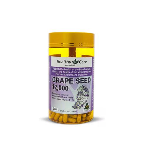 【香港直邮】 澳大利亚Healthy Care 葡萄籽胶囊12000mg 300粒 商品图0