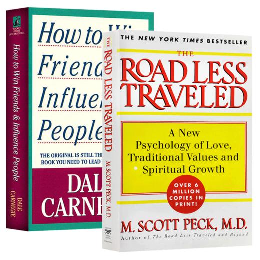 正版进口 少有人走的路 人性的弱点 英文原版 心智成熟的旅程社会心理学经典小说2本套装 心灵与修养人生哲学智慧成功励志英语书籍 商品图3