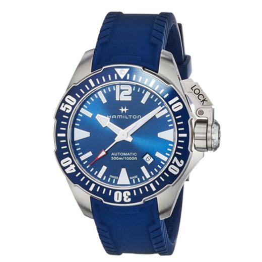 汉米尔顿 Hamilton 卡其海军蛙人系列男士自动机械腕表 H77705345 商品图1