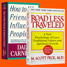 正版进口 少有人走的路 人性的弱点 英文原版 心智成熟的旅程社会心理学经典小说2本套装 心灵与修养人生哲学智慧成功励志英语书籍