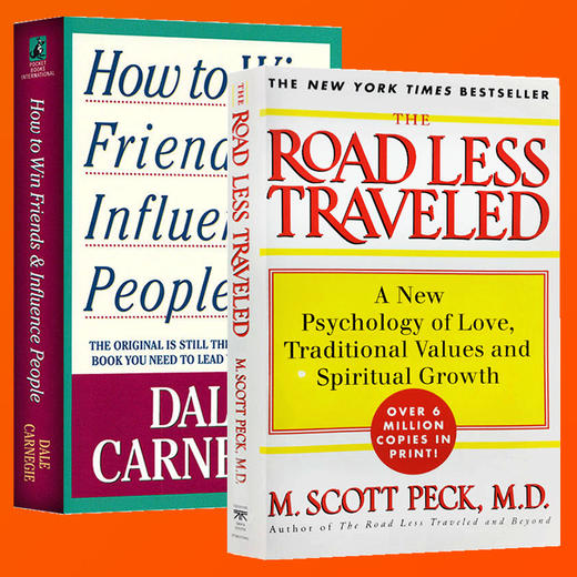 正版进口 少有人走的路 人性的弱点 英文原版 心智成熟的旅程社会心理学经典小说2本套装 心灵与修养人生哲学智慧成功励志英语书籍 商品图0