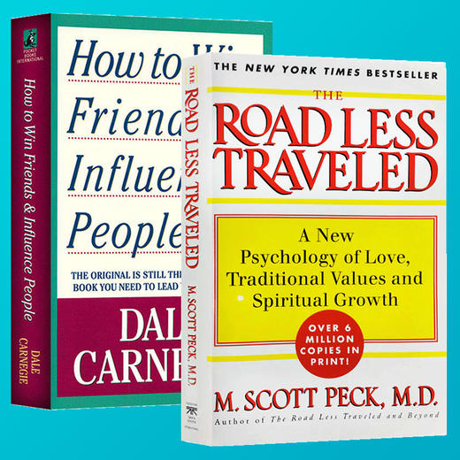 正版进口 少有人走的路 人性的弱点 英文原版 心智成熟的旅程社会心理学经典小说2本套装 心灵与修养人生哲学智慧成功励志英语书籍 商品图2