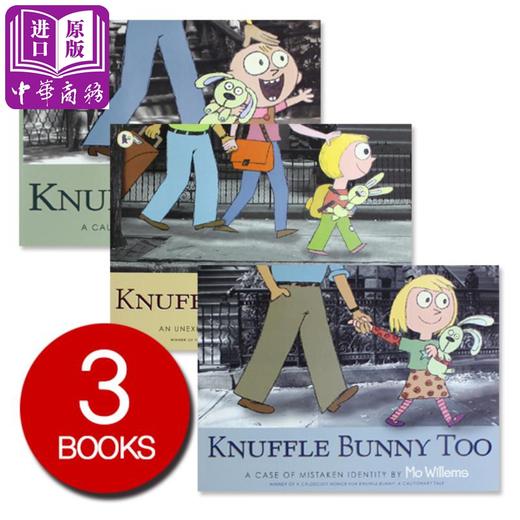 【0-6岁英文绘本】英文原版 Knuffle bunny 莫威廉斯 名家绘本 商品图1