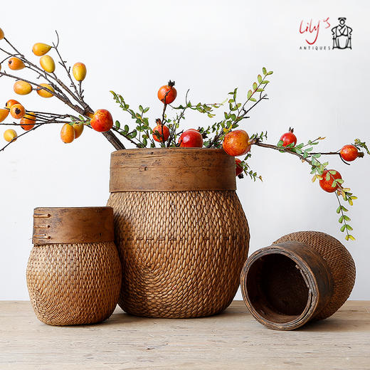 鱼篓大小号花篮QB18070097QB13060084 Willow box 商品图0