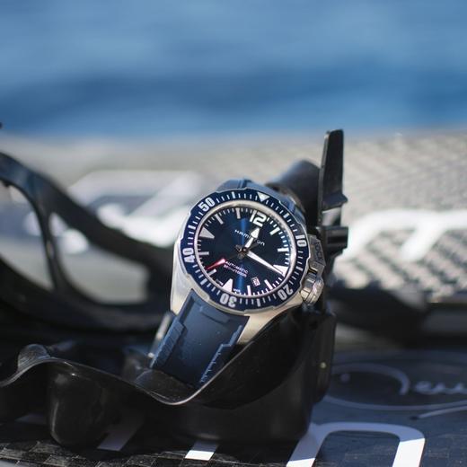 汉米尔顿 Hamilton 卡其海军蛙人系列男士自动机械腕表 H77705345 商品图2