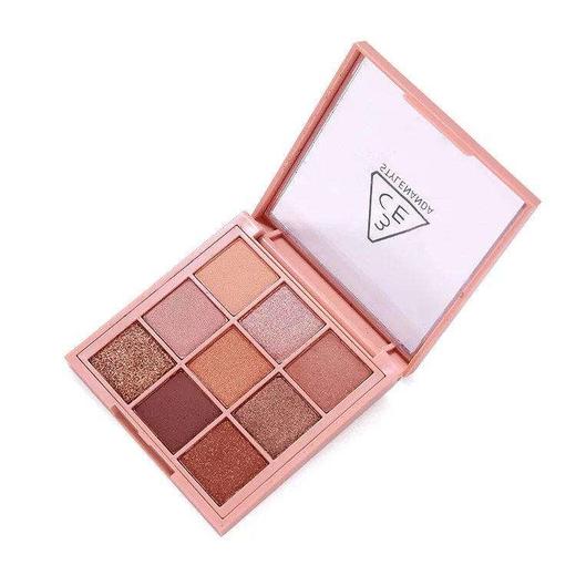 【现货】爆款韩国3ce九色九宫格珠光哑光眼影大地色南瓜色 #overtake 商品图0