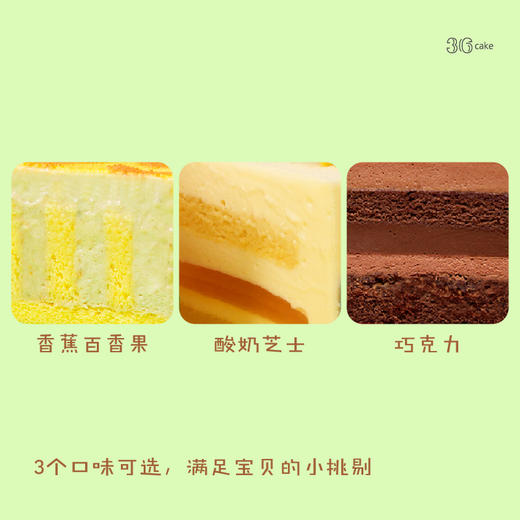 【全网新创儿童专款蛋糕】动物园·香蕉百香果慕斯 商品图2