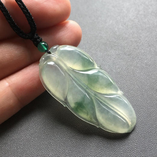 冰种飘花翡翠大叶子 商品图5